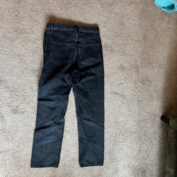 Grey Agolde Size 23 90 Mid-Rise Straight Leg Jeans - Picture 2 of 3